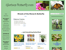 Tablet Screenshot of glorious-butterfly.com